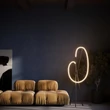 Lampadar Maytoni CROCHET metal, plastic, negru, LED, 36W, 3000K, 2500 Lm - MOD369FL-L36B3K