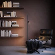 Lampadar Maytoni THIN metal, negru, LED, 14W, 3000K, 800 Lm - MOD395FL-L28B3K