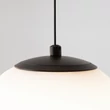 Pendul Maytoni TWINS metal, sticla, negru, alb, LED, 26W, 3000K, 1700Lm - MOD427PL-L30B3K1