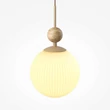 Pendul Maytoni TAVO metal, sticla, piatra, maro, bej, E27 - MOD453PL-01BG