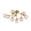 Plafoniera Maytoni DALLAS sticla chihlimbar 12x G9 - MOD545PL-12G