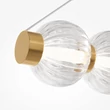 Pendul Maytoni AMULET metal, sticla, auriu, transparent, LED, 3000K, 22W, 1050lm - MOD555PL-L18G3K