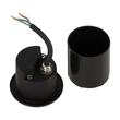 Spot incastrat exterior Maytoni Lock metal, negru, LED, 3000K, 3W, 10lm, IP54 - O014SL-L3B3K