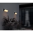 Aplica de perete exterioara Maytoni BRICK metal, plastic, grafit, alb, LED, 3000K, 20W, 1600lm, IP54 - O436WL-L20GF3K