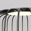 Lampadar exterior Maytoni WISP metal, grafit, LED, 18W, 3000K, 850 Lm, IP 54 - O478FL-L18GF3K