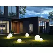 Decor exterior Maytoni Erda metal, plastic, negru, alb, E27, IP54 - O594FL-01W