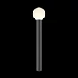 Lampadar exterior Maytoni BOLD metal, sticla, negru, alb, E27, IP54 - O598FL-01B