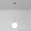 Pendul Maytoni LUNA metal, plastic, negru, alb, LED, 3000K, 5W, 310lm - P039PL-5W3K-20-B