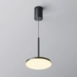 Pendul Maytoni PLATO metal, plastic, negru, alb, LED, 3000K, 12W, 700lm - P076PL-L12W3K-B