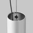 Pendul Maytoni EFIR metal, alb, negru, LED, 3000K, 25W, 2180lm - P089PL-25W3K-W
