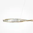 Pendul Maytoni KRONE metal, cristal, alama, transparent, LED, 3000K, 36W, 2600lm - P097PL-L36BS3K