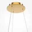 Pendul Maytoni KRONE metal, sticla, alama, transparent, LED, 3000K, 48W, 3300lm - P097PL-L48BS3K