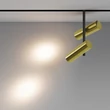 Spot sina magnetica Exility Maytoni ELTI DUO metal, negru, alama, LED, 24W, 1624 Lm - TR005-4-2X12W-DS-BBS
