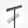Spot sina magnetica Exility Maytoni ELTI DUO metal, negru, alb, LED, 24W, 1802 Lm - TR005-4-2X12W-DS-BW