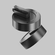 Spot sina monofazata Maytoni ONDA metal, negru, LED, 18W, 3000K, 1370 Lm - TR007-1-18W3K-B-1