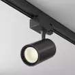 Sursa de lumina pentru sistem cu sina trifazata Maytoni Vuoro metal, negru, LED, 3000K, 10W, 750lm - TR029-3-10W3K-S-B