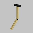 Spot sina monofazata Maytoni FOCUS DUAL metal, negru, alama, LED, 6W, 3000K, 440 Lm - TR142-1-6W3K-BS