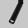 Spot sina monofazata Maytoni FOCUS DUAL metal, negru, LED, 6W, 3000K, 400 Lm - TR142-1-6W3K-B