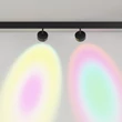 Spot sina magnetica Exility Maytoni LENS metal, negru, LED, 15W, 3000K, 770 Lm - TR217-2-15W3K-B
