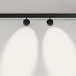 Sursa de lumina pentru sina magnetica Exility Maytoni LENS metal, negru, LED, 15W, 2700-6000K, 770Lm - TR217-4-15WTW-DD2-B