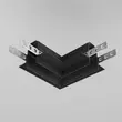 Colt pentru sistem magnetic Maytoni Accessories for tracks Exility metal, negru - TRACL034-42B-R