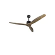 Ventilator NovaLuce VENTO metal, lemn, negru, maro - 5231301