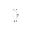 Aplica de perete exterioara NovaLuce Nodus metal, sticla, maro, 2x GU10, IP54 - NL-773224