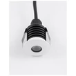 Lampa exterioara incastrabila NovaLuce Bang metal, alb, LED, 3000K, 1W, 60lm, IP67 - NL-8038401