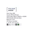 Aplica de perete exterioara NovaLuce Pulsar plastic, gri, LED, 3000-4000K, 6W, 480lm, IP54 - NL-812103