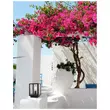 Lampadar exterior NovaLuce Zest metal, sticla, negru, transparent, E27, IP54 - NL-870045