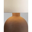 Veioza NovaLuce SEPARE hartie, textil, maro, alb, E27 - NL-9001061