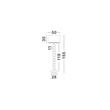 Lampadar NovaLuce CHAMOIS hartie, textil, alb, E27 - NL-9001067
