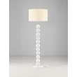Lampadar NovaLuce CHAMOIS hartie, textil, alb, E27 - NL-9001067