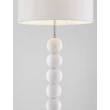Lampadar NovaLuce CHAMOIS hartie, textil, alb, E27 - NL-9001067