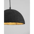 Pendul NovaLuce TALCUM metal, hartie, negru, E27 - NL-9001072
