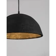 Pendul NovaLuce TALCUM metal, hartie, negru, E27 - NL-9001073