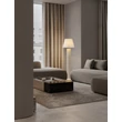 Lampadar NovaLuce BACCO piatra, textil, alb, E27 - NL-9001075