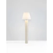 Lampadar NovaLuce BACCO piatra, textil, alb, E27 - NL-9001075