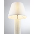 Lampadar NovaLuce BACCO piatra, textil, alb, E27 - NL-9001075