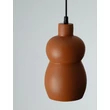 Pendul NovaLuce THEROS metal, ceramic, negrum caramiziu, E27 - NL-9001077