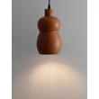 Pendul NovaLuce THEROS metal, ceramic, negrum caramiziu, E27 - NL-9001077