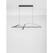 Pendul NovaLuce GEMMA metal, acril, negru, LED, 26W, 3000K, 1793 Lm - NL-9001094