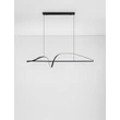 Pendul NovaLuce GEMMA metal, acril, negru, LED, 26W, 3000K, 1793 Lm - NL-9001094
