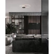 Plafoniera NovaLuce RUBIC metal, silicon, alb, negru, LED, 44W, 3000K, 2860 Lm - NL-9001100