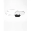 Plafoniera NovaLuce RUBIC metal, silicon, alb, negru, LED, 44W, 3000K, 2860 Lm - NL-9001100