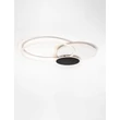 Plafoniera NovaLuce RUBIC metal, silicon, alb, negru, LED, 44W, 3000K, 2860 Lm - NL-9001100