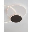 Plafoniera NovaLuce RUBIC metal, silicon, alb, negru, LED, 44W, 3000K, 2860 Lm - NL-9001100