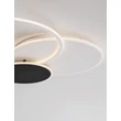 Plafoniera NovaLuce RUBIC metal, silicon, alb, negru, LED, 44W, 3000K, 2860 Lm - NL-9001100