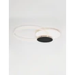 Plafoniera NovaLuce RUBIC metal, silicon, alb, negru, LED, 44W, 3000K, 3080 Lm - NL-9001101