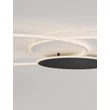 Plafoniera NovaLuce RUBIC metal, silicon, alb, negru, LED, 44W, 3000K, 3080 Lm - NL-9001101